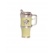 Pastel Yellow Flower Tumbler - Hand Painted #6603HPPYL Pastel Yellow Flower Tumbler - Hand Painted #6603HPPYL